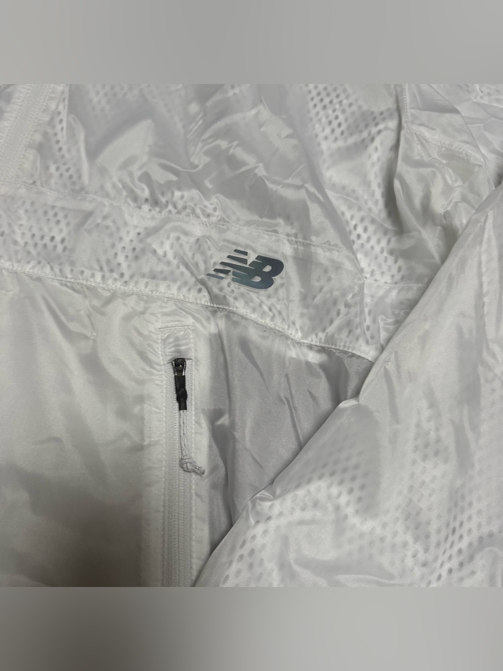 New Balance | NBRC Q Speed Transparent Lightweight Jacket Running Windbreaker - Picture 8 of 11
